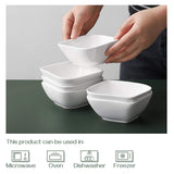 DOWAN Ramekins 8 oz Oven Safe, Creme Brulee Ramekins, White Dessert Bowls, Small Serving Bowls, Porcelain Ramekins for Sauce, Souffle, Dipping, Pudding, Custard Cups, Set of 6 DOWAN