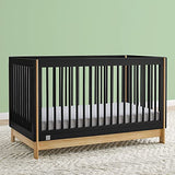 GAP babyGap Tate 4-in-1 Convertible Crib - Greenguard Gold Certified, Ebony/Natural Delta Children