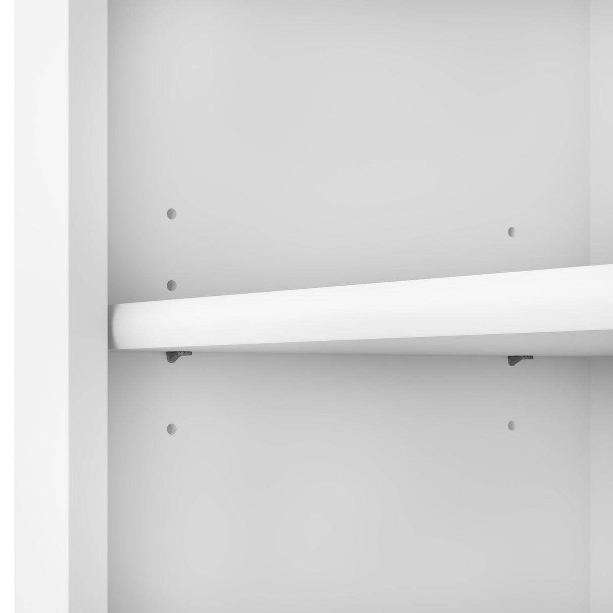 Bush Furniture Somerset 5 Shelf Bookcase in White, Tall Bookshelf, Large Book Shelf for Living Room, Home Office, or Entryway Bush Furniture