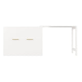 Merax Twin Size Murphy Cabinet Bed with Adjustable Position Desk, Murphy Chest Dresser Bed with Foldable Cushion for Guest Room, Apartment and Small Space Merax