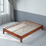 ZINUS Wen Deluxe Cherry Wood Platform Bed Frame - Sturdy, Stylish, No Box Spring Needed Zinus