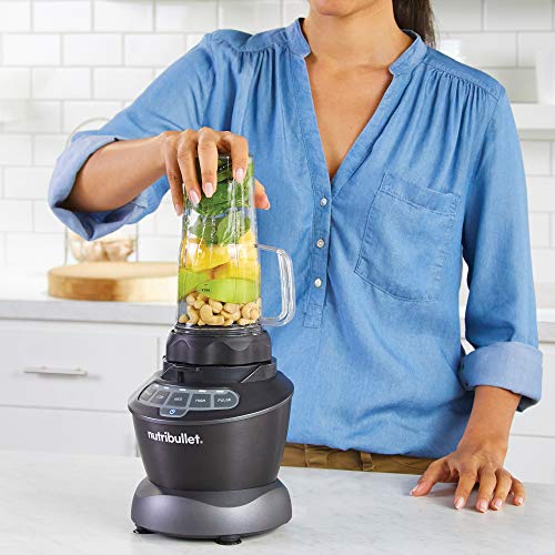 nutribullet Full-Size Blender Combo 1200W – NBF50500 - Dark Gray nutribullet