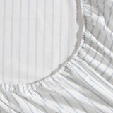 Eddie Bauer - Twin Sheets, Cotton Percale Bedding Set, Crisp & Cool Home Decor (Essential Stripe White, Twin) Eddie Bauer