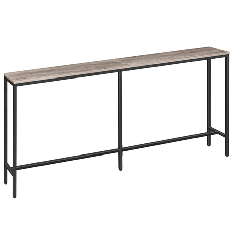 MAHANCRIS Console Table, 70.9" Narrow Long Sofa Table, Entryway Table, Industrial Sofa Table, Side Table, for Hallway, Living Room, Sturdy and Stable, Easy to Assemble, Greige CTHG18001Z MAHANCRIS