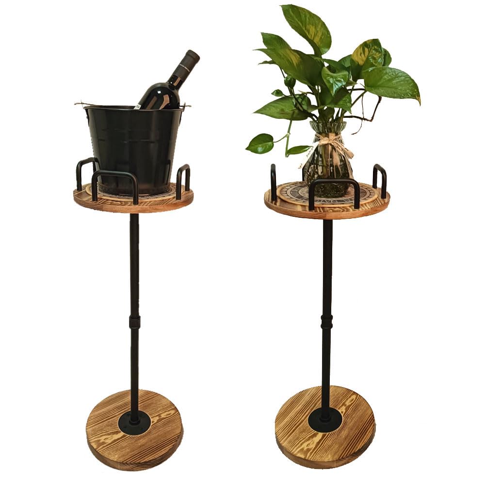 Ice Bucket Stand,Champagne Stand,Wine Bucket Stand,Solid Wood,Detachable, Easy To Carry,for Party Home KTV Club Bar BBQ Wedding Christmas,Outdoor and Indoor（Excluding Wine Barrels） HAORIZISHOP