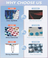 Cherry Blossoms Diamond Art Kits for Adults, DIY Landscape Diamond Painting Kits for Beginners, 5D Full Round Drill Diamonds Art Painting for Home Wall Decor Gift 12x16 Inch Generic