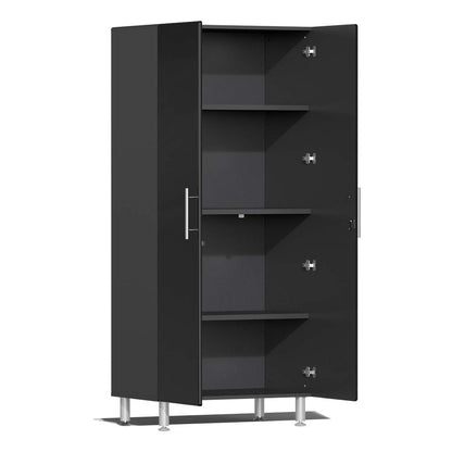 Ulti-MATE UG22050B 5-Piece Garage Cabinet Kit in Midnight Black Metallic - WoodArtSupply