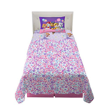 Paw Patrol Girls Kids Bedding Super Soft Microfiber Sheet Set, Twin, (Official) Nickelodeon Product By Franco Franco