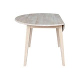 International Concepts 42" Round Dual Drop Leaf Table International Concepts