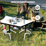 Modular Conference Table,Mobile Conference Room Training Room Tables with Wheels,Foldable Meeting Table Rolling Seminar Table for Office,Modern Flip Top Training Meeting Tables,Suitable 2-10 people(4) MSFDC