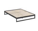 ZINUS Trisha Metal Platform Bed Frame with Wood Slat Support - No Box Spring Needed, Easy Assembly, King Size Zinus