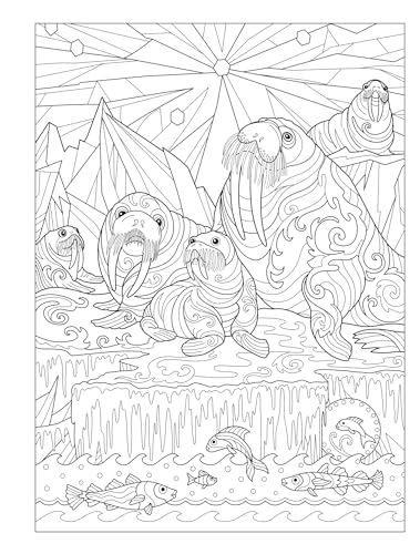 Creative Haven Fanciful Sea Life Coloring Book: Relaxing Illustrations for Adult Colorists (Adult Coloring Books: Sea Life)