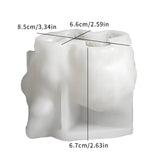 Wehous Highland Cow Silicone Molds, 3D Cow Resin Candle Soap Molds, Unique Animal Mold for Chocolate Fondant Cake Decorating, Keychain Jewelry Pendant Car Freshie Wall Hanging Mold Art Craft Decor Wehous