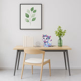 YIYIAH Diamond Art Cat Decor Statues Desk Placement Ornament - 5D Cartoon Diamond Painting Kits for Beginners - DIY Diamond Art Kit Full Round Drill Big Gem Art Cat Gifts for Women YIYIAH