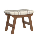 viewcare Foot Stools Ottoman, Small Foot Stool Ottoman, and Footstool, Wooden Foot Stool, Sofa Footrest Extra Seating for Living Room Entryway Office viewcare