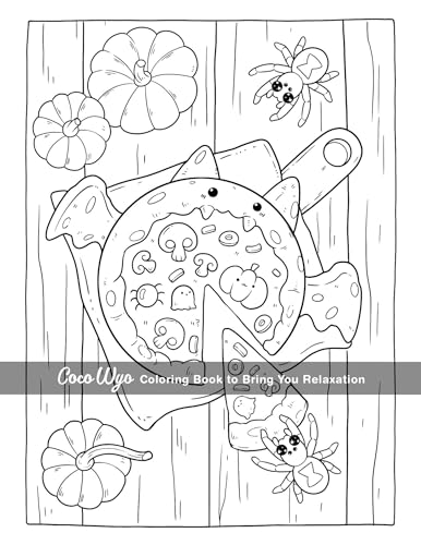 Creepy Cutie: Coloring Book for Adults and Teens Featuring Goth Kawaii and Spooky Cute Creatures of All Kinds and Many More Coco Wyo LLC