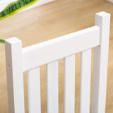 BplusZ Child Rocking Chair Kid's Toddler Rocking Chair Comfy Rocker Furniture Indoor Outdoor Patio Porch Balcony Reading Room for Baby Children Wooden Rocking Chair Ages 6-10, White BplusZ