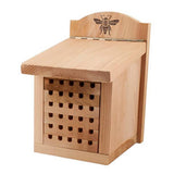 Woodlink 28552 Heavy Duty Cedar Mason Bee, Small Insect House, 9.5" H, Wood Woodlink
