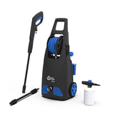 AR Blue Clean AR383B Electric Pressure Washer-1900 PSI, 1.51 GPM, 14 Amps Bayonet Connect Accessories, On Board Storage, Portable Pressure Washer, High Pressure, Car Washer, Siding, Driveways, Patio AR Blue Clean