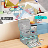 Carrying Case Compatible with Cricut EasyPress 2/Cricut EasyPress3 (9"x9",10"x10",12"x10"),Double-Layer Heat Press Machine Storage Bag Fits for Htvront(10"x10"),Tools and Accessories,Easy Press Mat LEFOR·Z