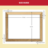 CanvasChamp Canvas Stretcher Bar - DIY Canvas Wood Frame Kit for Gallery Wrap Oil Painting Posters & Canvas Arts, Easy to Assemble (Set of 4, 11" x 14") CanvasChamp