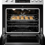 Kenmore Front Control Gas Range Oven with 5 Cooktop Burners, True Convection, Steam and Self Clean, Freestanding Stainless Steel Stove and Oven, 4.8 cu. ft. Capacity Kenmore