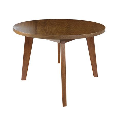 American Trails Genuine 100% Hardwood Round Coffee Table - Hand-Wiped Walnut American Trails