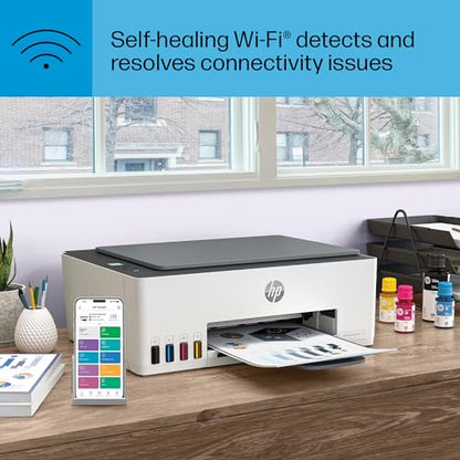 HP Smart Tank 5101 Wireless All-in-One Ink Tank Printer with 2 years of ink included,Print, scan, copy, Best-for-home, Refillable ink tank (1F3Y0A)