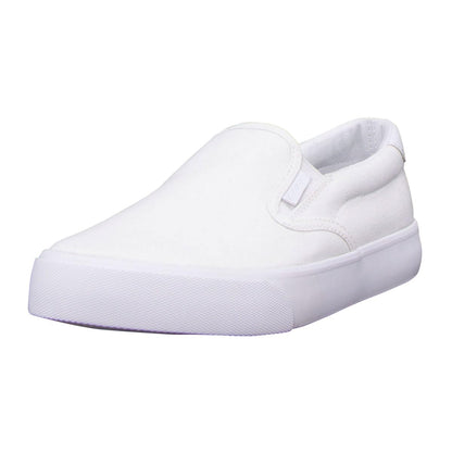 Lugz | Clipper Casual Sneakers for Women | Slip On Shoes For Women | Everyday Women Footwear, White, 8.5 M US