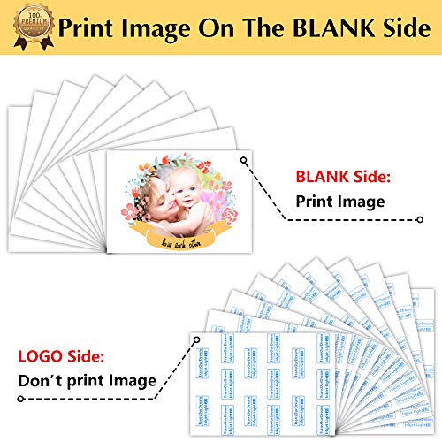 TransOurDream Upgraded Iron on Heat Transfer Paper for T Shirts (8.5x11'', 15 Sheets) Iron-on Transfers Paper for Light Fabric Printable Heat Transfer Vinyl for Inkjet Printer (TOD-4-15) TransOurDream