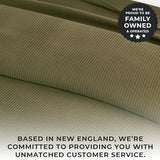 Great Bay Home 100% Cotton Blanket for Full/Queen Size Bed | Lightweight and Breathable Waffle Weave Blankets for Summer & Spring | Versatile, Layering Dark Green Bed Blanket, Olive, 90x90 inches Great Bay Home