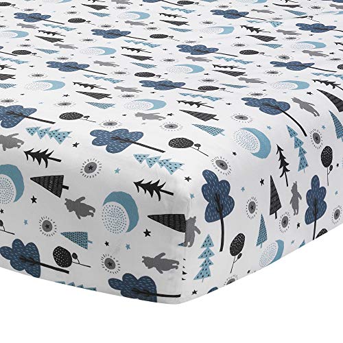 Lambs & Ivy Forever Pooh 3Piece Baby Crib Bedding Set, Blue Lambs & Ivy