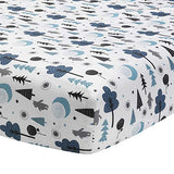 Lambs & Ivy Forever Pooh 3Piece Baby Crib Bedding Set, Blue Lambs & Ivy