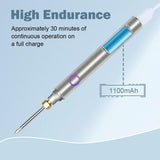 Cordless Soldering Iron Kit, MecRecare 1100 mAh Battery USB Wireless Rechargeable And Portable with Automatic Heating Mode for Appliance Repair,Circuit Board Soldering,DIY MecRecare