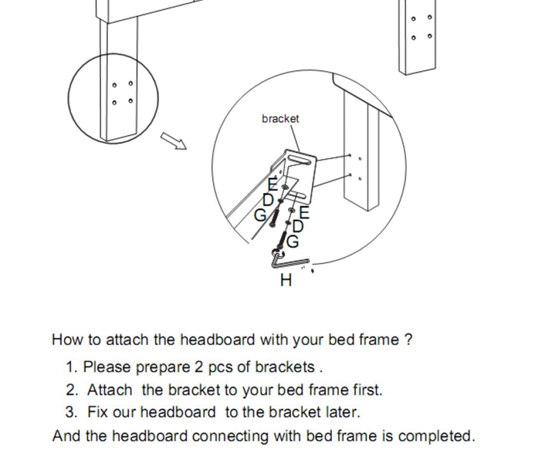 24KF Linen Upholstered Tufted Button King Headboard and Comfortable Fashional Padded King/California King Size headboard - Ivory 24KF
