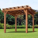 Backyard Discovery Cedar Pergola 10 'x 10' Backyard Discovery