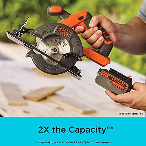 BLACK+DECKER 20V MAX 4Ah Lithium Ion Battery (LB2X4020-OPE) Black & Decker