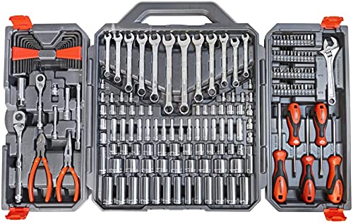 Crescent 180 Piece Professional Tool Set in Tool Storage Case - CTK180 - WoodArtSupply