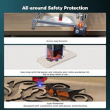 Creality Falcon Laser Engraver 10W, 0.06mm High Accuracy Laser Engraving Machines, 72W Laser Engraver and Cutter Machine for Wood, Metal, Acrylic, Glass, Leather, 15.7"×16.3" Workspace CREALITY FALCON