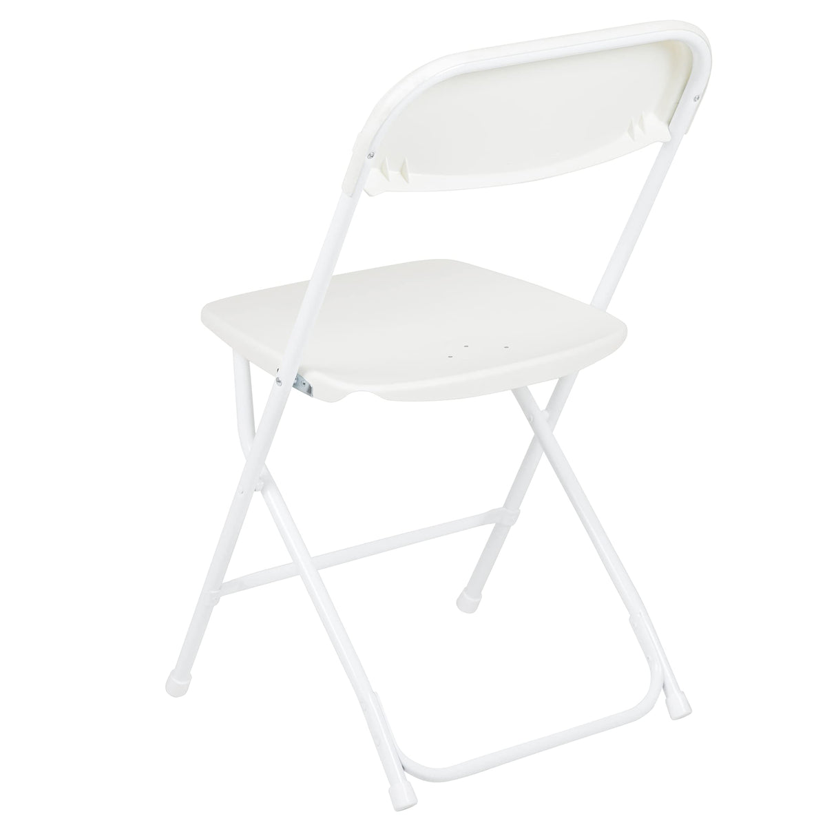 Flash Furniture Hercules Series Plastic Folding Chair - White - 4 Pack 650LB Weight Capacity Comfortable Event Chair-Lightweight Folding Chair Flash Furniture
