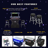 Creative Arcades Full Size Commercial Grade Cocktail Arcade Machine | 2 Player | 3500 Games | 26" LCD Lifting Screen | LED | 4 Sanwa Joysticks | Trackball | 2 Stools | 3 Year Warranty Creative Outdoor Distributor