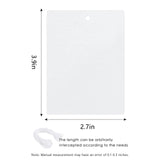 MAIKESUB 25 Pieces Rectangle Sublimation Air Freshener Blank Sheets Car Scented Hanging Sheets Felt Air Freshener White Fragrant Sheets with Bags and Elastic Rope for Car Interior Use and Decor MAIKESUB