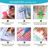 MTPGNW White Beluga Whales Diamond Painting Kits for Adult, 5D DIY Funny Animal Diamond Art Painting Decoration Home Wall Decor Painting Kits Gifts for Women 8x12 INCH MTPGNW