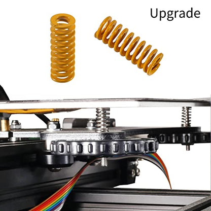 Aokin 3D Printer Bed Springs, 8mm OD 20mm Length Compression Mould Die Springs Light Load for Creality Ender 3, Ender 3 Pro, Ender 3 V2, Ender 3S 3D Printer, 6 Pcs - WoodArtSupply