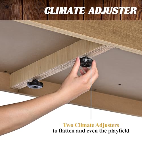 Barrington Billiards 9' Urban Shuffleboard Table with Scratch-Resistant Playfield and 8 Puck Set Barrington Billiards