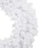48" ICY White Spruce Artificial Christmas Wreath - Unlit Northlight
