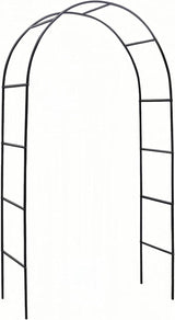 Garden Arch Trellis Metal Garden Arbor for Various Climbing Plant, Wedding Arches for Ceremony Decoration Outdoor Lawn Backyard, 7'8" H x 4'5" W, Dark Green UmiPatio