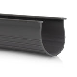 3" Garage Door Bottom Seal Weatherstrip in Grey - 1/4" T Style - All Widths(16' Wide Door) Earthtec