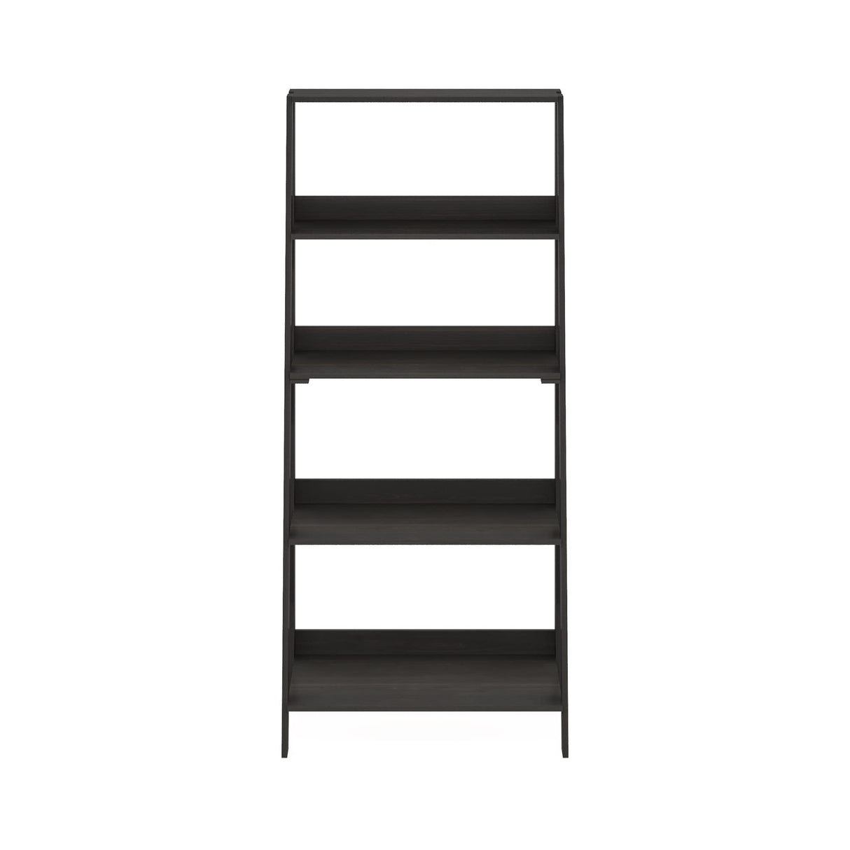 Furinno Ladder Bookcase Display Shelf, 5-Tier, Espresso Furinno