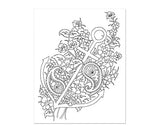 Color & Frame - By the Sea (Adult Coloring Book) New Seasons
